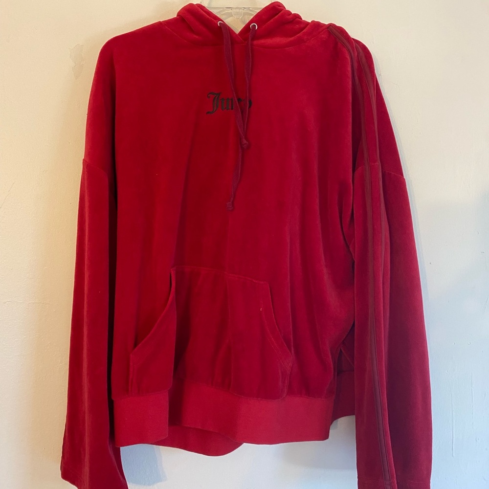 JUICY COUTURE BLACK LABEL HOODED SWEATSHIRT